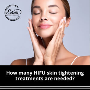 How many HIFU skin tightening treatments are needed?