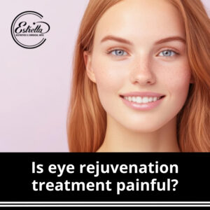 Is eye rejuvenation treatment painful?