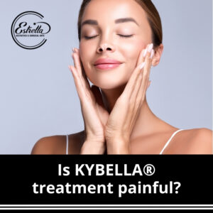 Is KYBELLA® treatment painful?