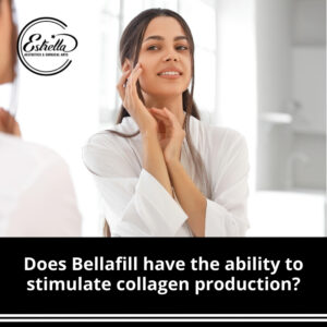 Does Bellafill have the ability to stimulate collagen production?
